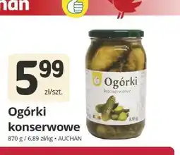 Marketvita Ogórki konserwowe Auchan oferta