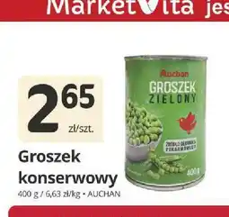 Marketvita Groszek konserwowy Auchan oferta