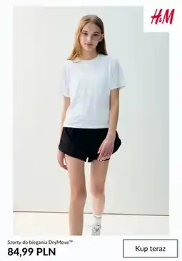 H&M Szorty do biegania DryMove H&M oferta