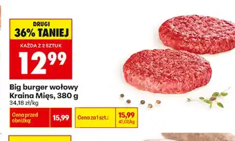 Biedronka Burger Kraina Mięs oferta