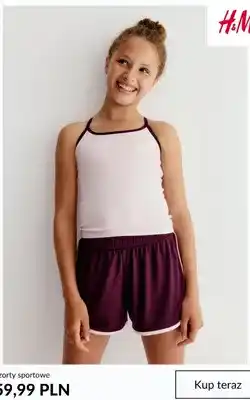 H&M Szorty sportowe H&M oferta
