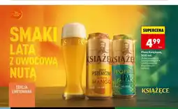 Biedronka Piwo Książęce Złote Pszeniczne z nutą mango oferta
