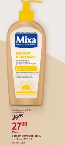 Rossmann Balsam do ciała Mixa oferta