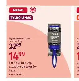 Rossmann Szczotka do włosów For Your Beauty oferta