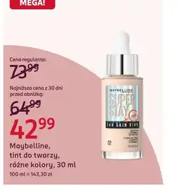 Rossmann Podkład do twarzy Maybelline oferta