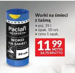 Makro Worki na śmieci z taśmą Paclan Expert oferta