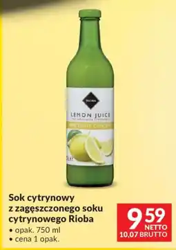 Makro Sok cytrynowy z zagęszczonego soku cytrynowego Rioba oferta