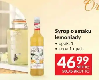 Syrop o smaku lemoniady Monin