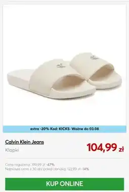 eobuwie Klapki Calvin Klein Jeans oferta