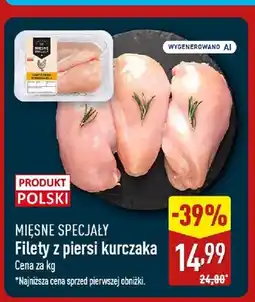 ALDI Filety z piersi kurczaka Mięsne Specjały oferta