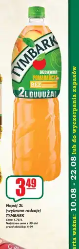 Sezamek Napój 2L (wybrane rodzaje) TYMBARK oferta