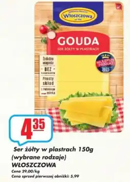 Sezamek Ser żółty w plastrach Włoszczowa oferta