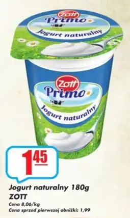 Sezamek Jogurt naturalny ZOTT oferta