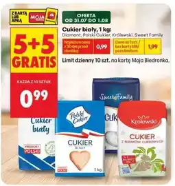 Biedronka Cukier biały 1 kg oferta