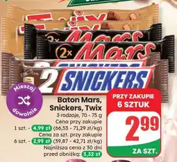 Dino Baton Mars, Snickers, Twix oferta