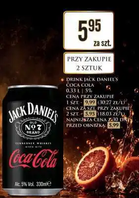 Dino DRINK JACK DANIEL'S COCA COLA oferta