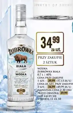 Dino Wódka Żubrówka Biała oferta