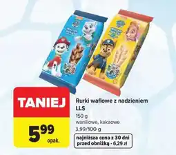 Carrefour Rurki waflowe z nadzieniem LLS oferta