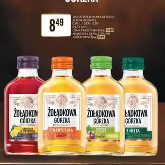 LIKIER ŻOŁĄDKOWA GORZKA - RÓŻNE RODZAJE