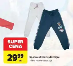 Carrefour Spodnie dresowe dziecięce oferta