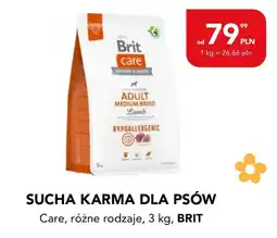 AquaelZOO Sucha karma dla psów Care, różne rodzaje, 3 kg, Brit oferta