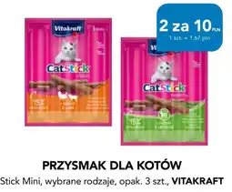 AquaelZOO Przysmak dla kotów Stick Mini, wybrane rodzaje, opak. 3 szt., VITAKRAFT oferta