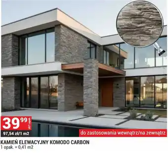 KAMIEŃ ELEWACYJNY KOMODO CARBON