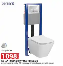 Merkury Market Cersanit Zestaw Podtynkowy Mesto Square oferta