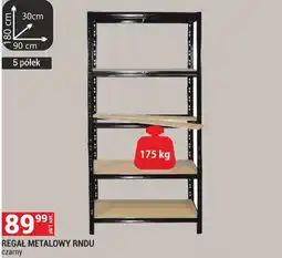 Merkury Market REGAŁ METALOWY RNDU czarny oferta