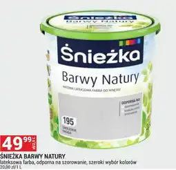 Merkury Market Śnieżka Barwy Natury lateksowa farba oferta