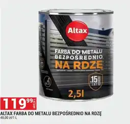 Merkury Market Altax Farba do Metalu Bezpośrednio na Rdzę oferta
