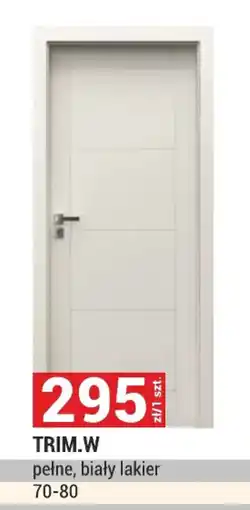 Merkury Market TRIM.W pełne, biały lakier oferta