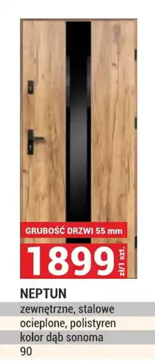 Merkury Market NEPTUN zewnętrzne, stalowe ocieplone, polistyren kolor dąb sonoma oferta