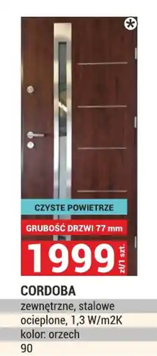 Merkury Market CORDOBA drzwi zewnętrzne stalowe ocieplone oferta