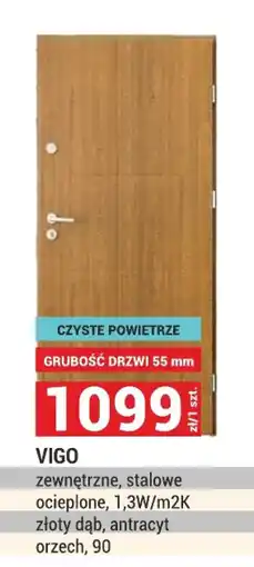 Merkury Market VIGO drzwi zewnętrzne stalowe ocieplone oferta