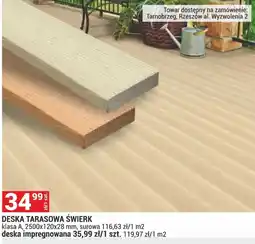 Merkury Market DESKA TARASOWA ŚWIERK oferta