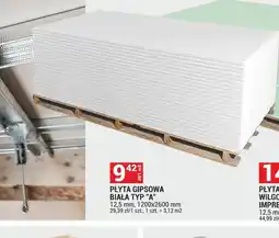 Merkury Market PŁYTA GIPSOWA BIAŁA TYP "A" oferta