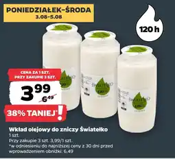 Netto Wkład olejowy do zniczy Światełko oferta