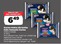 Netto Karma mokra dla kotów Felix Fantastic Purina oferta