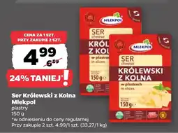 Netto Ser Królewski z Kolna Mlekpols oferta