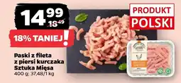 Netto Paski z fileta z piersi kurczaka Sztuka Mięsa oferta