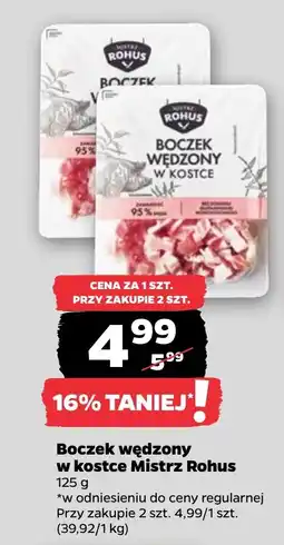 Netto Boczek wędzony w kostce Mistrz Rohus oferta
