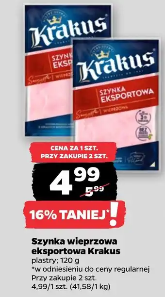 Netto Szyinka wieprzowa eksportowa Krakus oferta