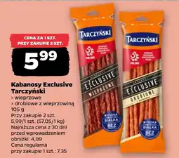 Netto Kabanosy Exclusive Tarczyński oferta