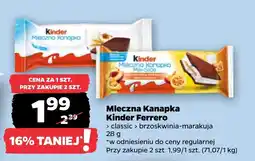 Netto Mleczna Kanapka Kinder Ferrero oferta