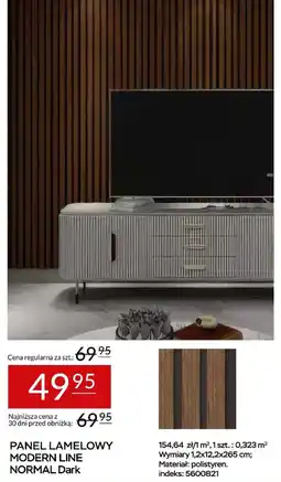 Abra PANEL LAMELOWY MODERN LINE NORMAL Dark oferta