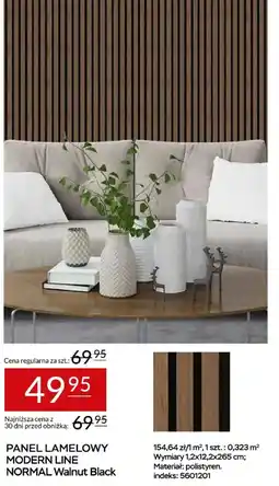 Abra PANEL LAMELOWY MODERN LINE NORMAL Walnut Black oferta