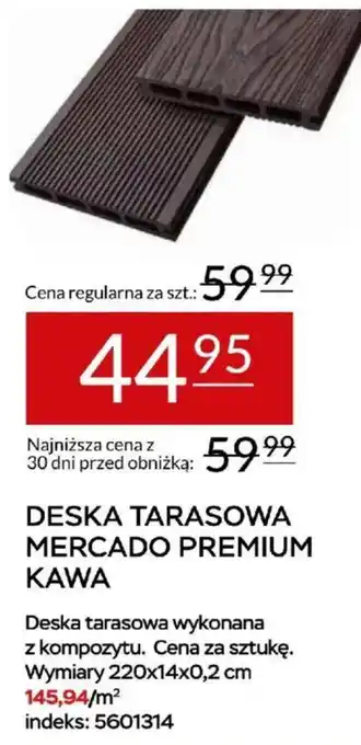 Deska Tarasowa Mercado Premium Kawa