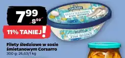 Netto Filety śledziowe w sosie śmietanowym Corsarro oferta