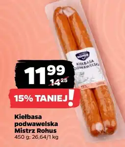 Netto Kiełbasa podwawelska Mistrz Rohus oferta